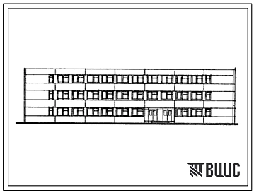 Типовой проект 416-1-137.83 Здание бытовых и вспомогательных помещений склада для хранения продовольственных товаров складской площадью 15 тыс. м2
