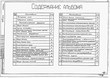 Альбом 2 Технологические решения. Спецификации оборудования. Конструкции железобетонные. Конструкции металлические. Организация строительства. Электрооборудование и автоматика. Спецификации оборудования    