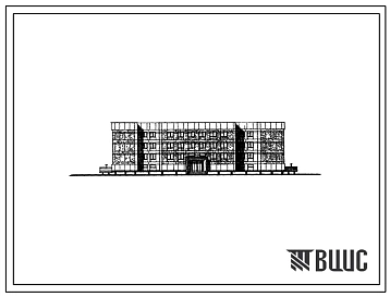 Типовой проект 223-1-123-378м Средняя школа на 20 классов (784 учащихся). В конструкциях серии 123. Для строительства в 1А, 1Б и 1Г климатических подрайонах с вечномерзлыми грунтами