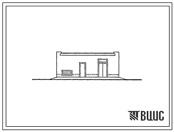 Типовой проект 407-3-487с.13.87 Трансформаторная подстанция с четырьмя кабельными вводами 6-10 кВ на два трансформатора мощностью до 2х400 кВА, тип К-42-400 М4. Стены из блоков пиленого известняка. Для Молдавской ССР