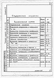 Альбом 6 – Ведомость потребности в материалах.    