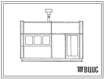 Типовой проект 402-11-90 Боксы для размещения щитов неоперативного контроля размером 3х6м на нефтепромыслах