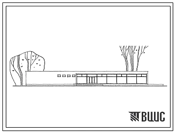 Типовой проект 274-30-22 Торговый центр для поселков с населением 1500-2000 жителей. Комбинат бытового обслуживания на 8 рабочих мест с помещениями для приезжих на 10 человек. Для строительства во II и III строительно-климатических зонах.(Для 1 и 3 проек
