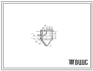 Типовой проект 902-2-354 Отстойники канализационные вертикальные первичные из сборного железобетона диаметром 4.5 метра