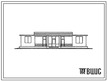 Типовой проект 505-15 Пассажирский павильон на 100 человек для речных пристаней на внутренний водных путях. Стены кирпичные.