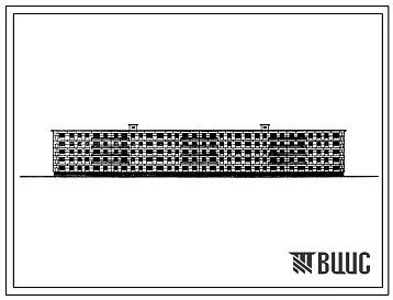 Типовой проект 1у-438АВ-34Б  Пятиэтажный шестисекционный жилой дом на 100 квартир со стенами из крупных легкобетонных блоков.