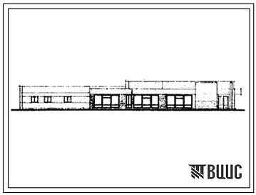 Типовой проект 272-13-83с Универсам торговой площадью 400 м2. Для строительства в 4А и 4Г климатических подрайонах сейсмичностью 7, 8 и 9 баллов