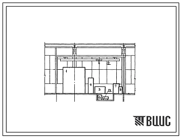 Типовой проект 501-0-70 Локомотивное депо с агрегатно-поточным методом ремонта. Производственный корпус депо для подъемочного ремонта тепловозов с программой 300 секций в год. (технологическая часть). Отделение ремонта фильтров.
