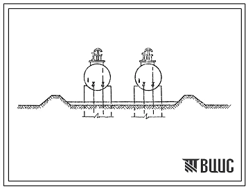 Типовой проект 704-2-32.86 Наземное хранилище дизельного топлива емкостью 2х3 м3