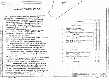 Выпуск 1 Рабочие чертежи