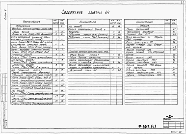 Альбом 4 Подземная часть. Конструкции железобетонные.  Конструкции металлические.  Изделия. 
