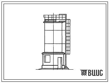 Типовой проект 509-9.84 Экипировочные устройства для локомотивов промышленного транспорта. Склад сухого песка емкостью 25 м3 (вариант с пескосушилкой).