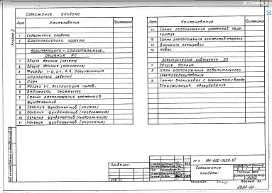 Альбом 2 Архитектурно-строительные решения, электрическое освещение. Блок хозяйственной постройки для содержания скота и птицы (тип 2)