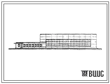 Типовой проект 816-86 Предприятие по ремонту строительных машин сельских строительных организаций с объемом работ по капитальному ремонту 500 тыс. руб. в год. (Производственный корпус с административно-бытовыми помещениями