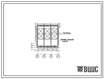 Типовой проект 901-6-5/75 Градирни с вентиляторами 06-300 № 12,5 пленочные и капельные с секциями площадью 8 кв.м, располагаемые на зданиях с плоской кровлей