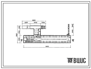 Типовой проект А-II-37/2100-82/1 Гараж-стоянка типа «А» под 4-х секционным жилым домом П-44/17 с блоком инженерного обеспечения, расположенным в пределах габаритов здания