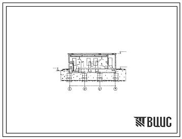 Типовой проект  902-2-58/70 Здание решеток с тремя механизированными решетками типа РММВ-1000