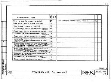 Альбом 5 Архитектурн6о-строительные чертежи выше отм.2.800. Часть 2 Отопление и вентиляция выше отм.2.800 Раздел 2-1 С радиаторами и конвекторами. Часть 3 Водопровод и канализация выше отм.2.800. Часть 4 Газоснабжение. Часть 5 Электрооборудование выше отм