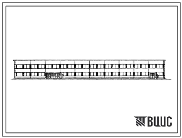 Типовой проект 416-4-15/72 Здание бытовых помещений для нефтеперерабатывающих заводов на 200 человек с административными помещениями