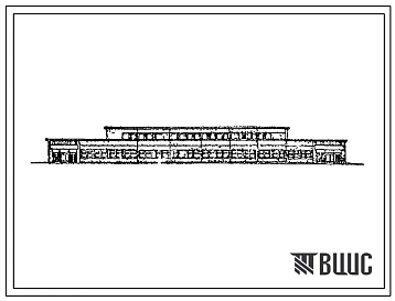 Типовой проект ЦВП-80.83Т (04-68-КП) Столовая солдатская односменная на 2000 посадочных мест в каркасно-панельных конструкциях серии ИИ-04