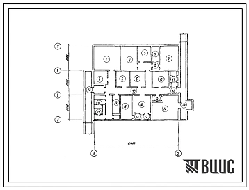 Типовой проект В-II,III,IV-40-46.87 Пункт управления железнодорожной станции с узлом связи. Стены   монолитные   железобетонные   (для водонасыщенных грунтов),(убежище на 40 человек, размеры убежища 21м на 18м, режимы вентиляции 1,2,3).