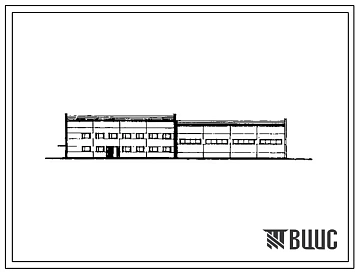 Типовой проект 503-1-92.13.91 Гараж на 14 грузовых автомобилей с закрытой стоянкой. Стены панельные (для строительства в Западно-Сибирской зоне РСФСР)