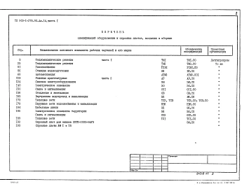 Альбом 14 Часть 1 и 2 Спецификации оборудования