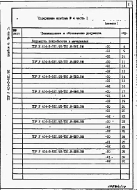 Альбом 4 Часть 1. Ведомости потребности в материалах   ТХ 1. И - БН 1 - 64.ВМ