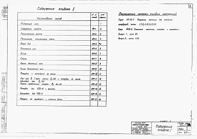 Альбом 1 Рабочие чертежи. Конструкции металлические резервуара.