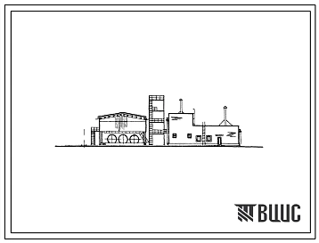Типовой проект 705-4-74 Расходный склад жидкого хлора емкостью 96 тонн в открытом исполнении