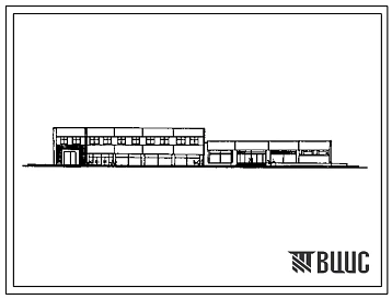 Типовой проект 416-9-48с.88 Вспомогательное здание с магазином станции технического обслуживания легковых автомобилей, принадлежащих гражданам, на 10 постов (в сборных железобетонных конструкциях). Сейсмичность 8 баллов