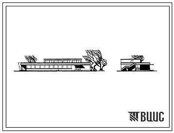 Типовой проект 294-2-6 Павильон раздевальня на 250/700 человек для плоскостных спортивных сооружений, тип «Б». Для строительства во II и III строительно-климатических зонах.