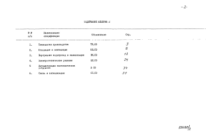 Альбом 2 Спецификации оборудования
