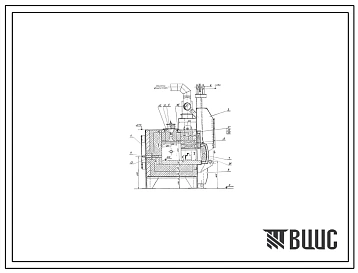 Проект ТР37113 Печь нагревательная камерная размером пода 0,58х0,58 м, со сводовой горелкой на газе