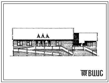 Типовой проект 256-1-71см Фельдшерско-акушерский пункт для строительства в 1А климатическом подрайоне несейсмическом и сейсмичностью 7, 8 и 9 баллов с вечномерзлыми грунтами