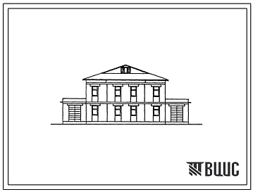 Типовой проект 143-211-31с.13.87 2-этажный 2-квартирный жилой дом с квартирами типа 5-5. Для сельского строительства в Туркменской ССР.