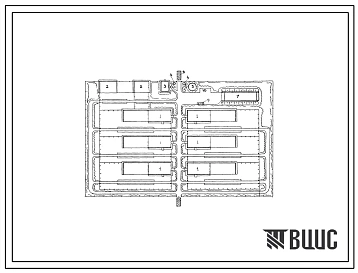 Типовой проект 819-151 Козоводческий комплекс на 3600 голов шерстного направления для условий Средней Азии. Генплан
