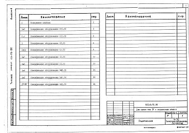 Альбом 4 Спецификации оборудования