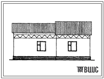 Типовой проект 184-000-536с.13.86 Одноэтажный одноквартирный жилой дом с 3-комнатной квартирой для индивидуальных застройщиков (предгорная подзона Узбекской ССР)