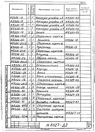 Состав альбома. Типовой проект 406-9-70Альбом 5 Сушило для поверхностной подсушки литейных полуформ размером 3000х2600, на мазуте Н5327