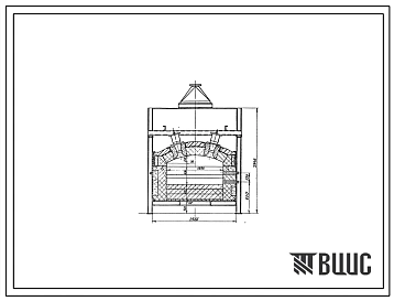 Проект 58466 Печь нагревательная щелевая размеры пода 1,84х1,4 м на газе