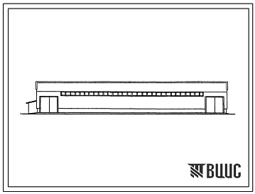 Типовой проект 817-255.13.86 Сарай для сена емкостью 400 тонн (для строительства в Белорусской ССР)