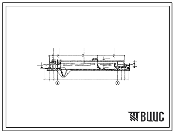 Типовой проект 902-2-242 Отстойники первичные горизонтальные шириной 9 м (8 отделений).