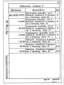 Альбом 7 Ведомости потребности в материалах      