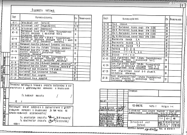 Часть 1 Раздел 1-1 Однорядная разрезка наружных стен, кровля рулонная