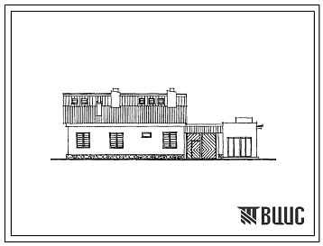 Типовой проект 184-000-246с.84 1-этажный 1-квартирный 5-комнатный жилой дом для индивидуального строительства в южных районах Туркменской ССР с сейсмичностью 7 баллов.