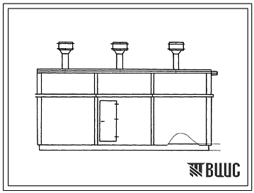 Типовой проект 402-22-27 Блок-бокс воздушной компрессорной (ВКС-3/40) (комплектно-блочные сооружения для компрессорных станций магистральных газопроводов).