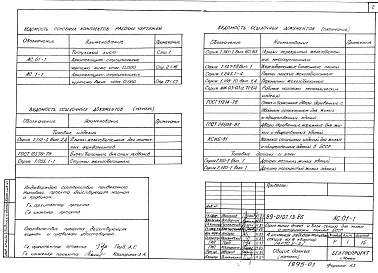 Альбом 2 Архитектурно-строительные чертежи выше отметки 0.000 (АС.1-1)