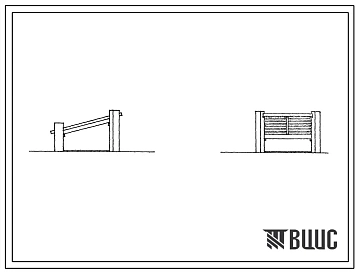 Типовой проект  244-9-38.86 Навес для игры в настольный теннис центра обслуживания летней базы отдыха на 250 мест (стены кирпичные)