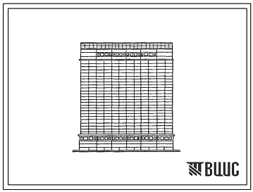 Типовой проект 702-43 Сборный силосный корпус типа СКС-3-144у емк.27220 т с эффективной планировкой из объемных блоков и конструктивной защитой стыков наружных стен.